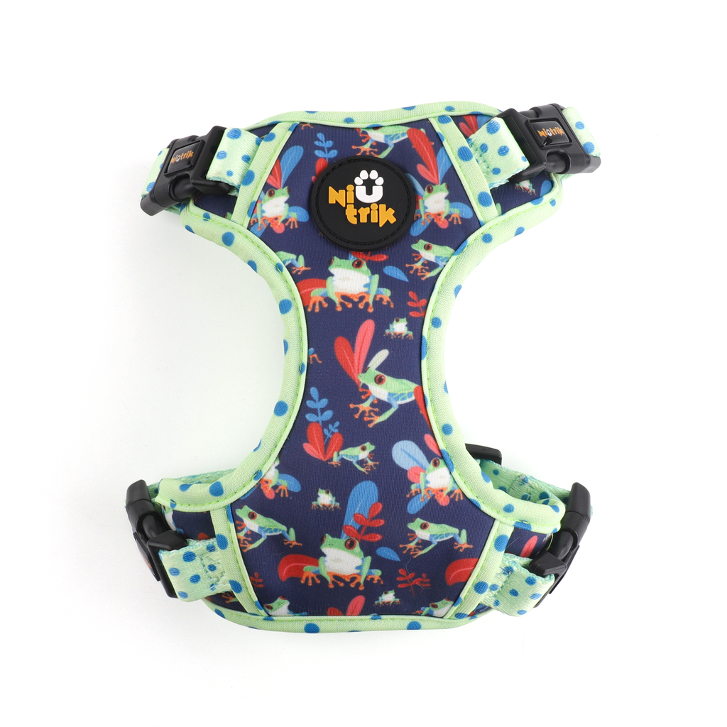 Peitoral Reversível O Saltitão | Design com Padrão de Sapos