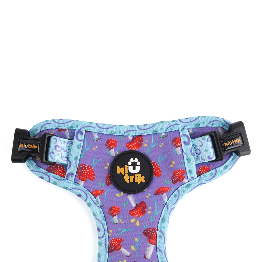 Peitoral Reversível O Explorador | Design Cogumelos